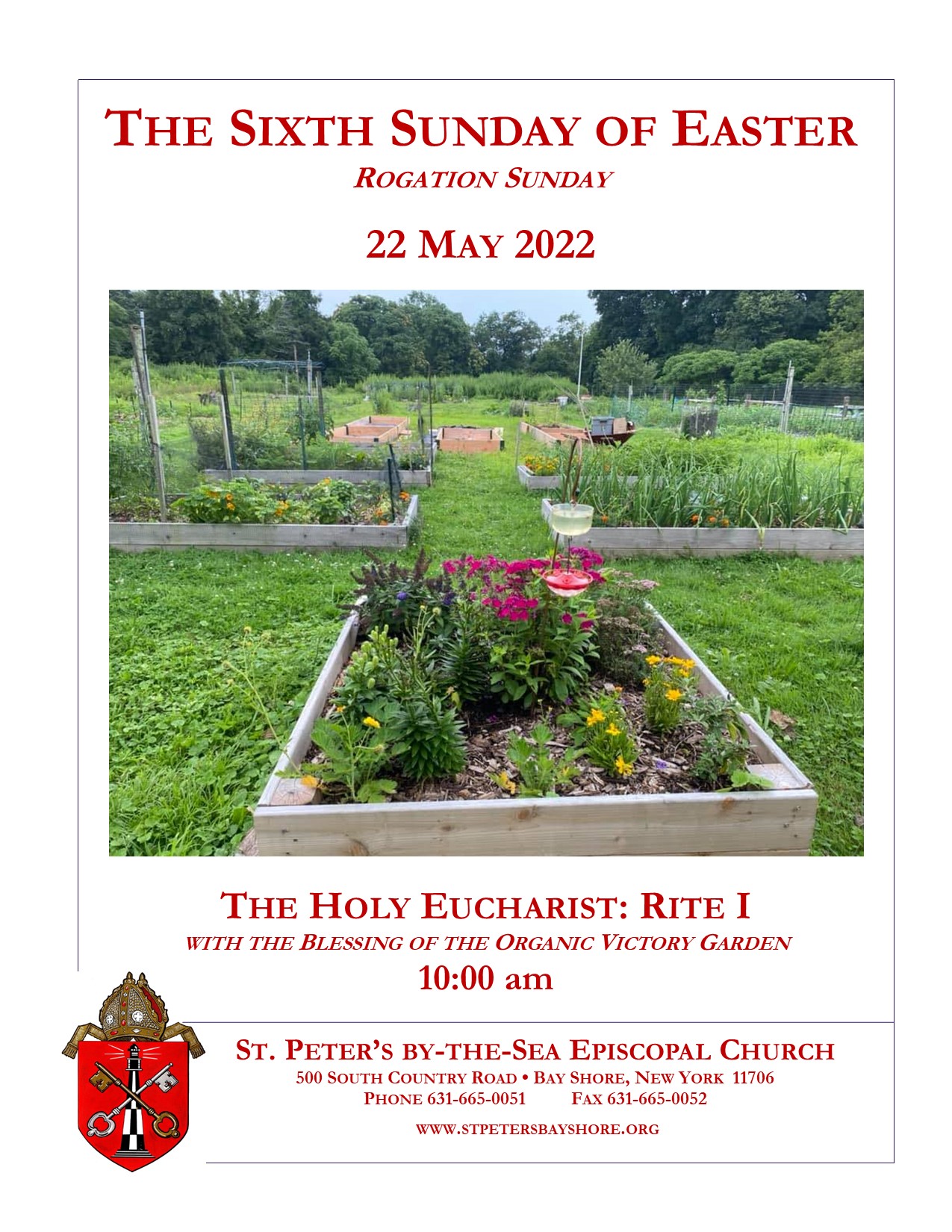 May 22 Easter 6 - Rogation 2022