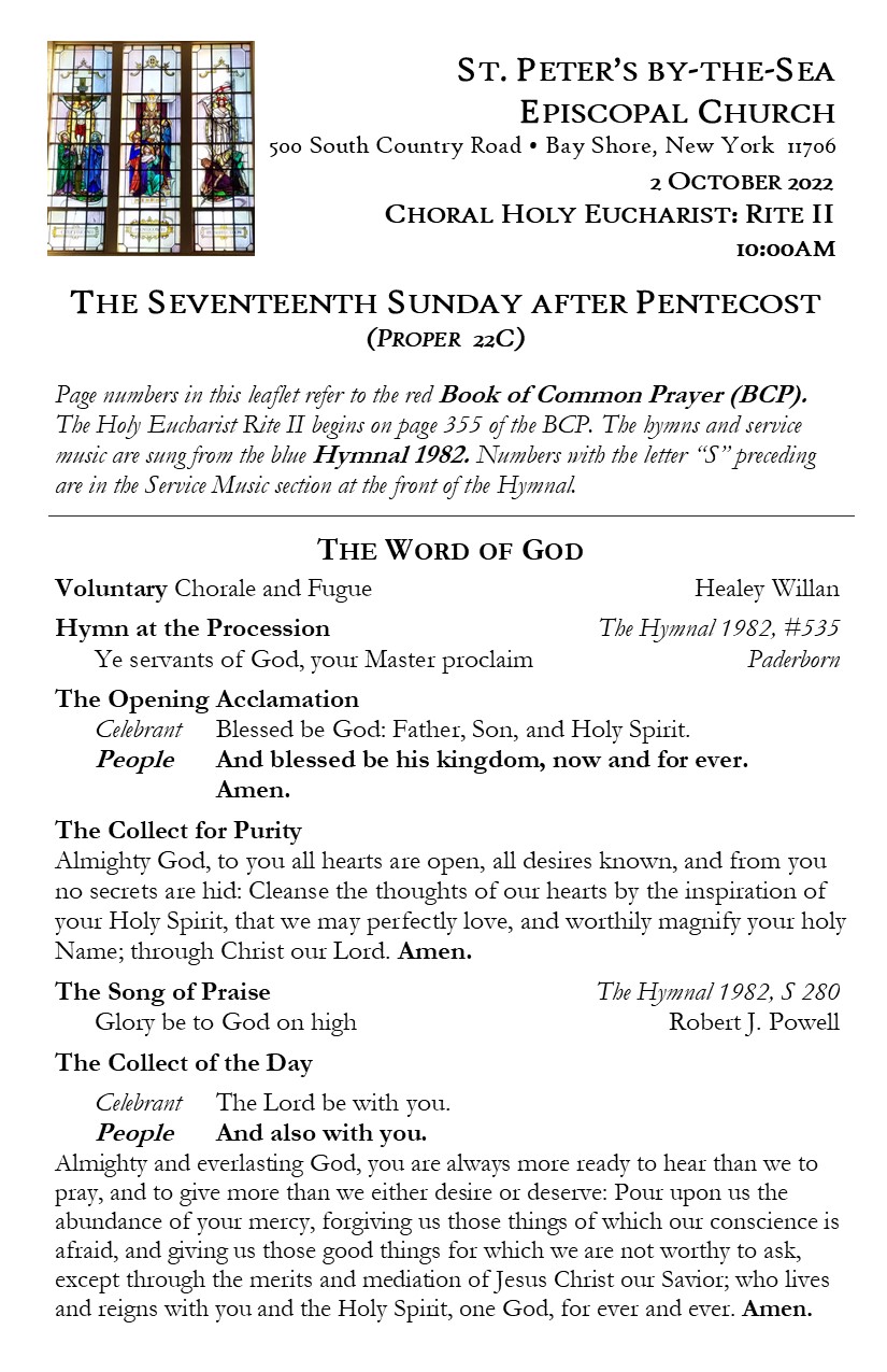 Pentecost 17C 1022022