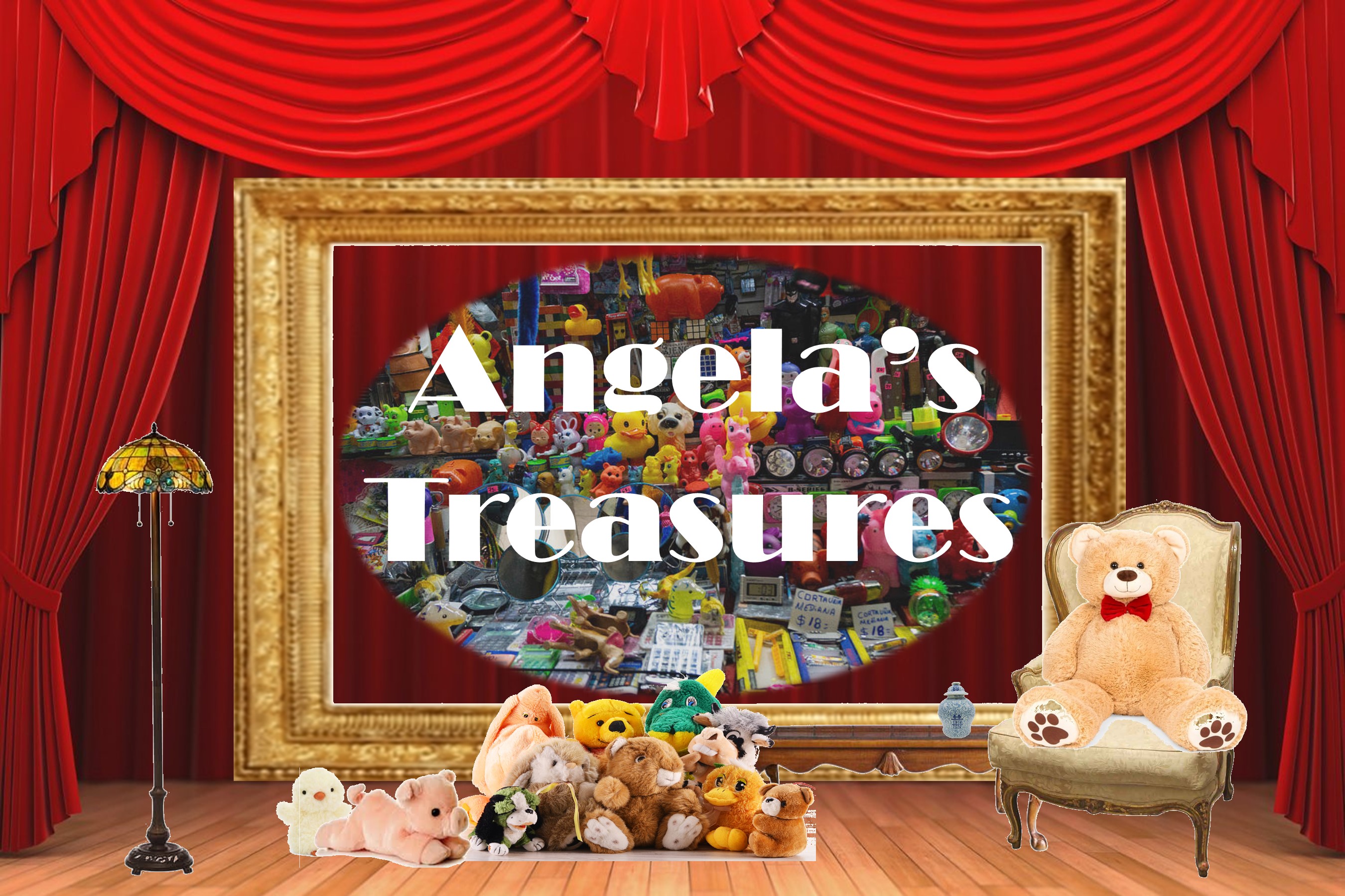 Angelas Treasures stage Poster